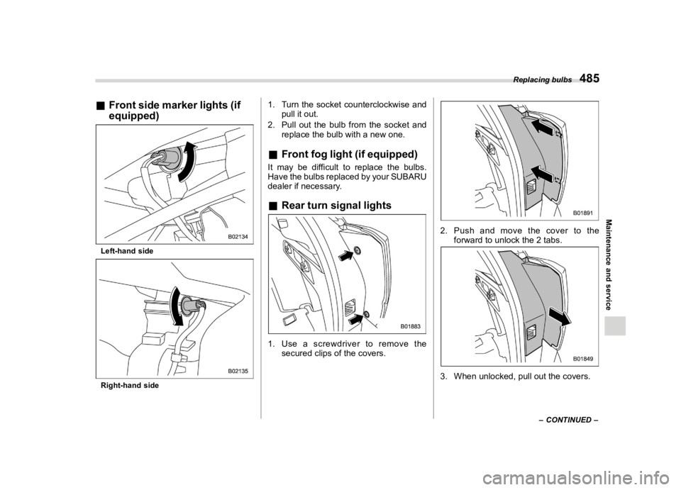 SUBARU FORESTER 2023  Owners Manual �������
