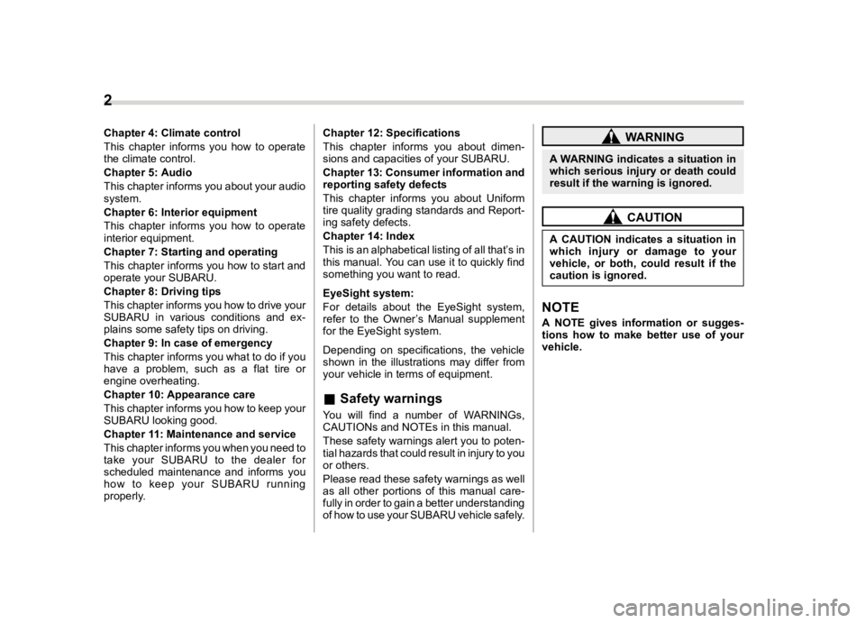 SUBARU FORESTER 2023  Owners Manual �����
