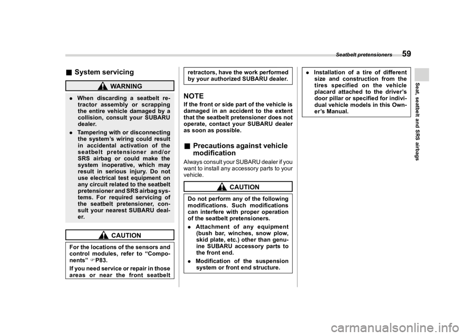 SUBARU FORESTER 2023 Repair Manual ������
