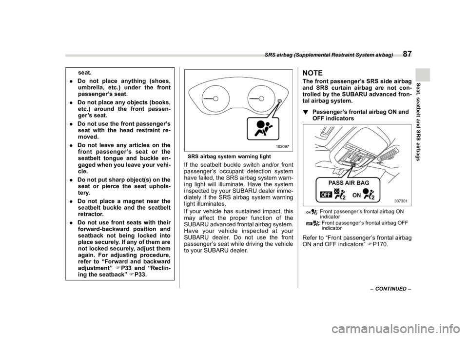 SUBARU FORESTER 2023  Owners Manual ������
