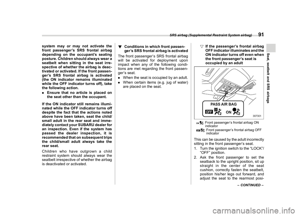SUBARU FORESTER 2023  Owners Manual ������
