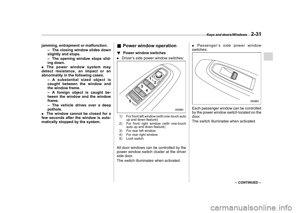 SUBARU IMPREZA 2023  Owners Manual �������
