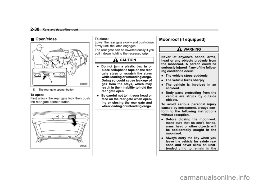 SUBARU IMPREZA 2023  Owners Manual �������
