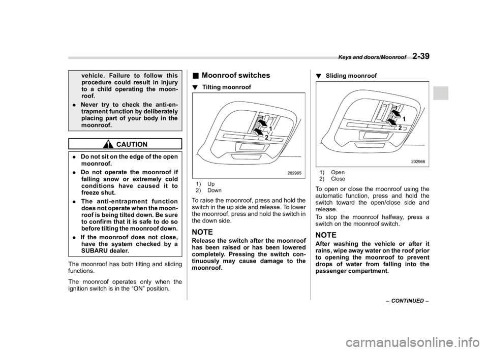 SUBARU IMPREZA 2023  Owners Manual �������
