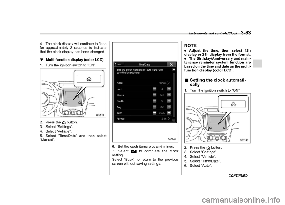 SUBARU IMPREZA 2023  Owners Manual �������
