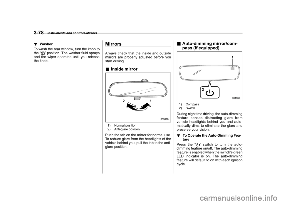 SUBARU IMPREZA 2023  Owners Manual �������
