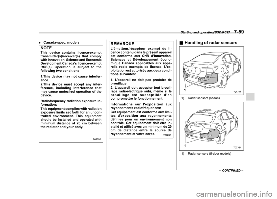 SUBARU IMPREZA 2023  Owners Manual �������
