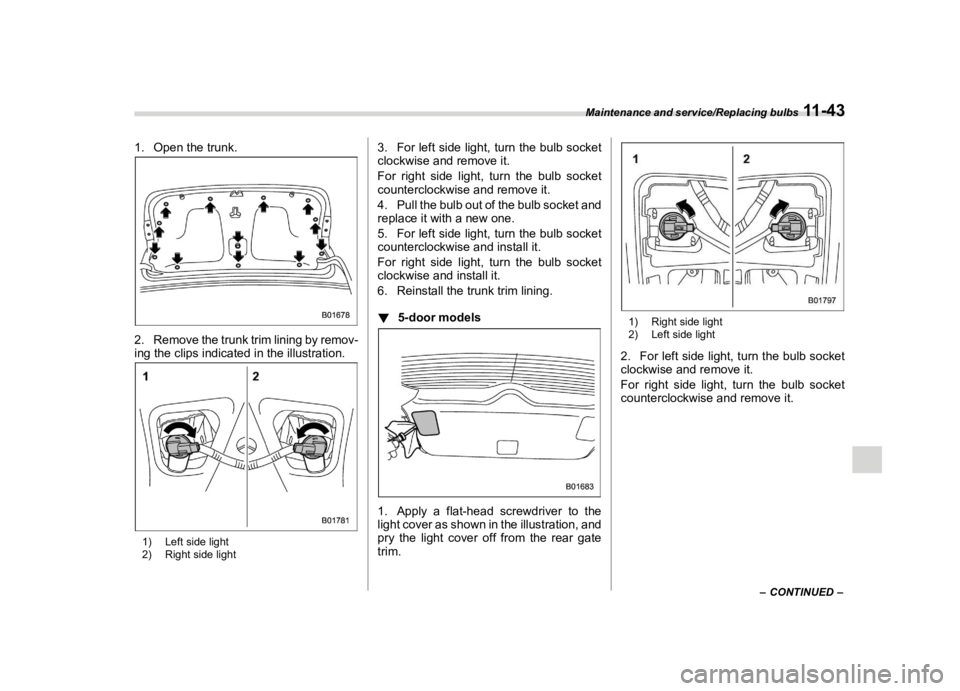 SUBARU IMPREZA 2023  Owners Manual �������
