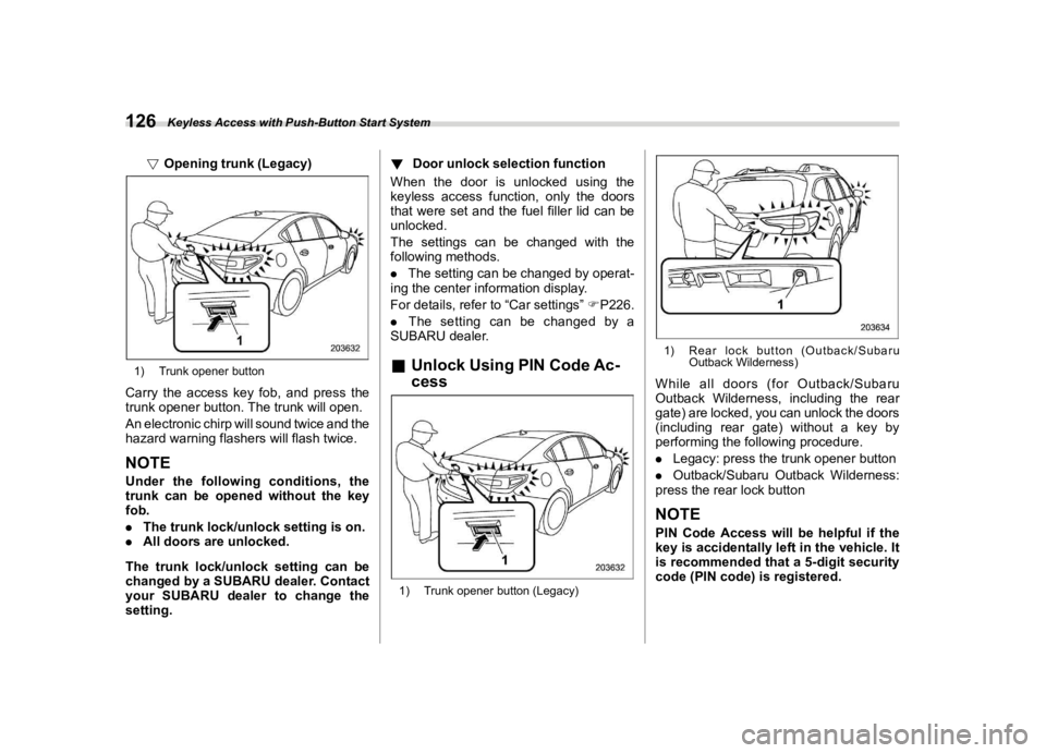 SUBARU LEGACY 2023  Owners Manual �������
