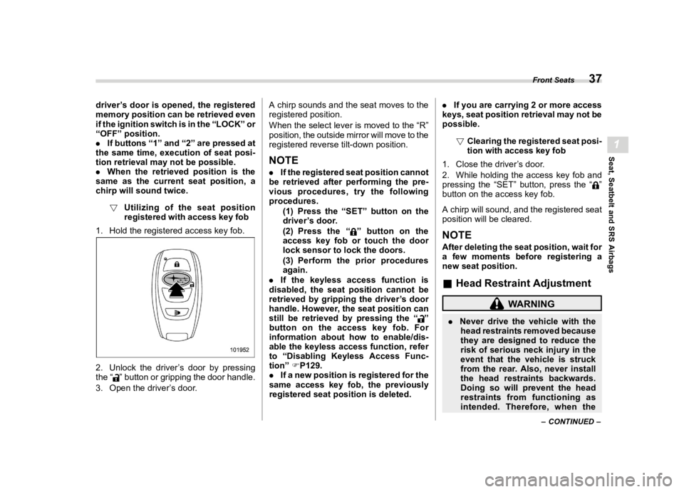 SUBARU LEGACY 2023 Service Manual ������
