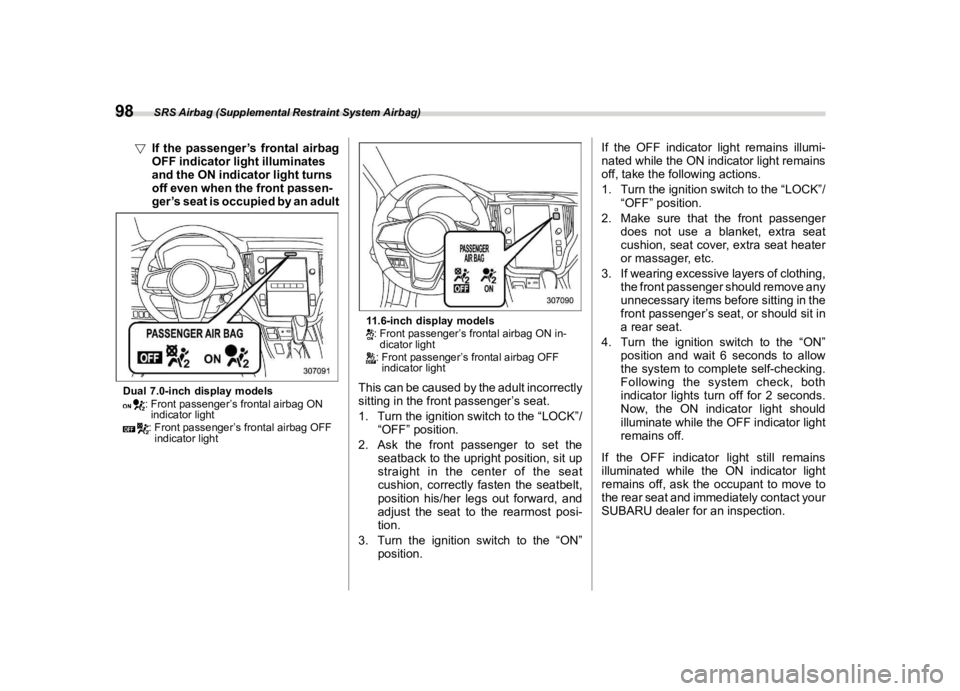 SUBARU OUTBACK 2024  Owners Manual �������
