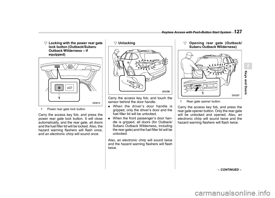 SUBARU OUTBACK 2024  Owners Manual �������
