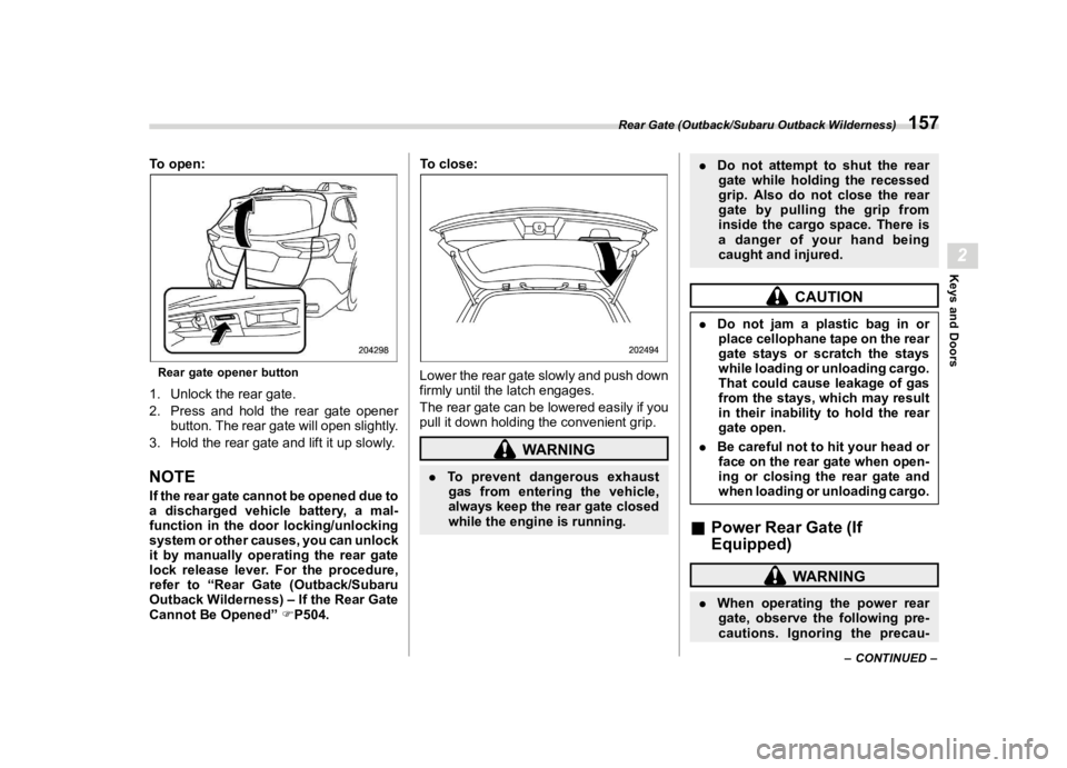 SUBARU OUTBACK 2024  Owners Manual �������
