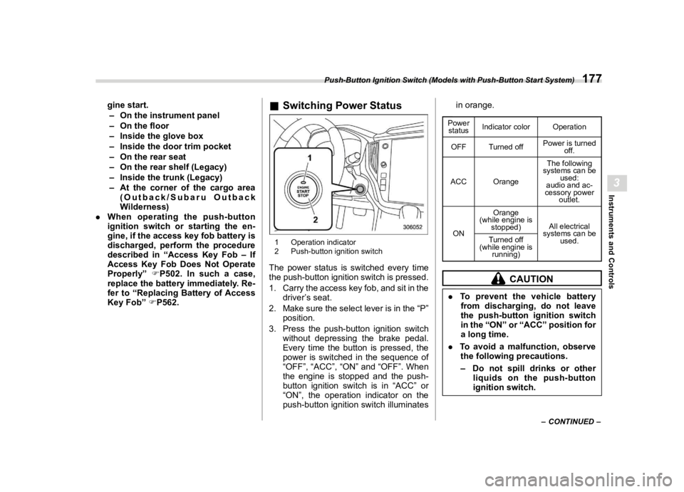 SUBARU OUTBACK 2024  Owners Manual �������

