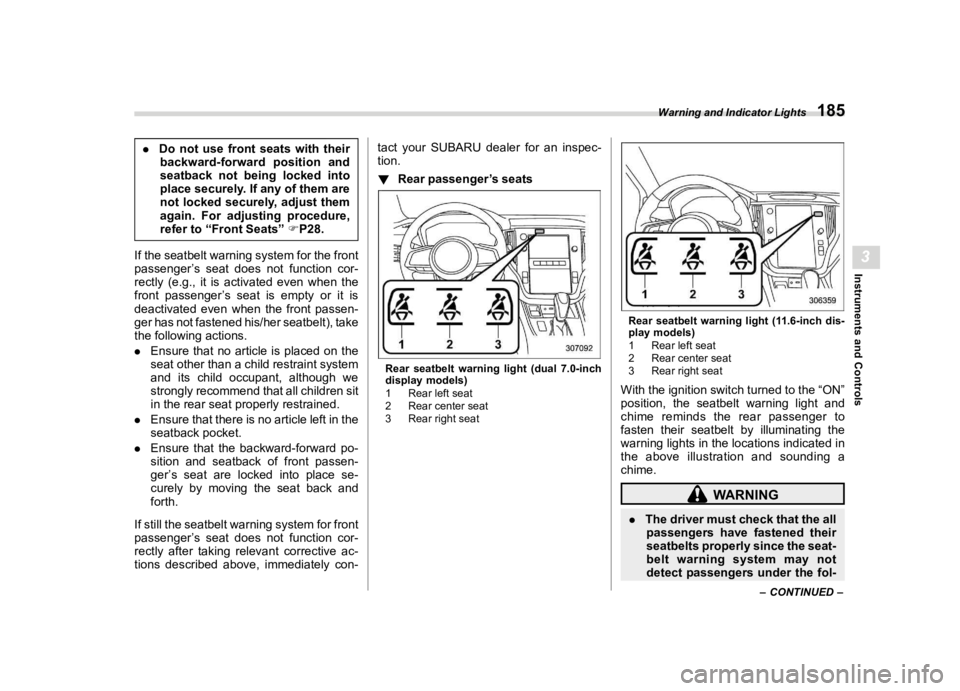 SUBARU OUTBACK 2024  Owners Manual �������
