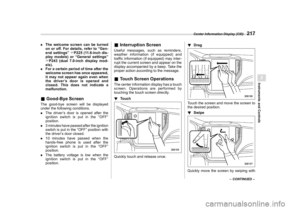 SUBARU OUTBACK 2024  Owners Manual �������
