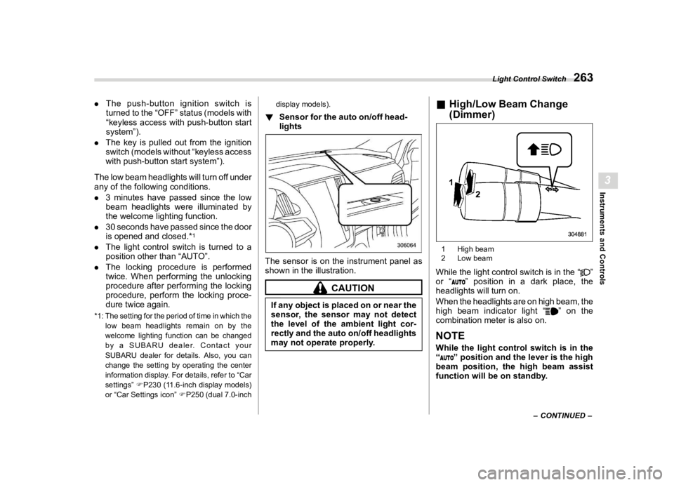 SUBARU OUTBACK 2024  Owners Manual �������
