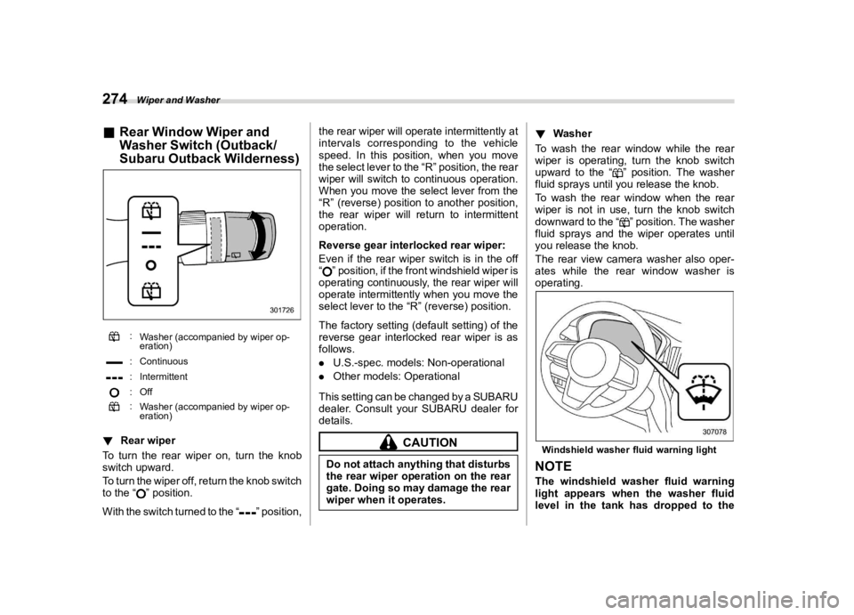 SUBARU OUTBACK 2024  Owners Manual �������
