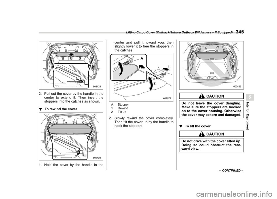 SUBARU OUTBACK 2024  Owners Manual �������
