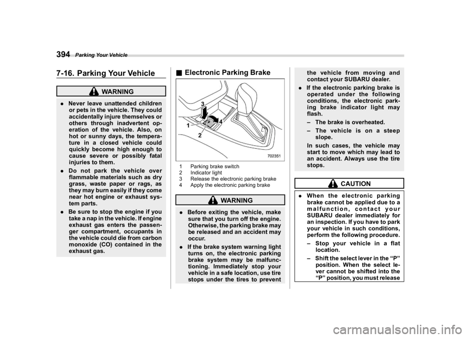 SUBARU OUTBACK 2024  Owners Manual �������
