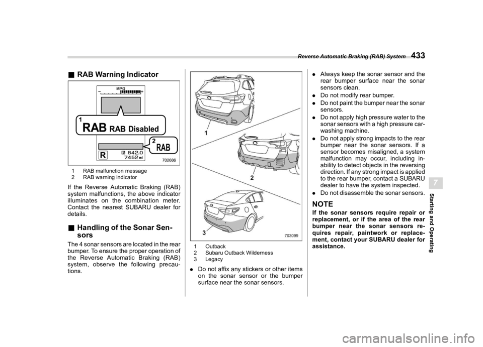 SUBARU OUTBACK 2024  Owners Manual �������
