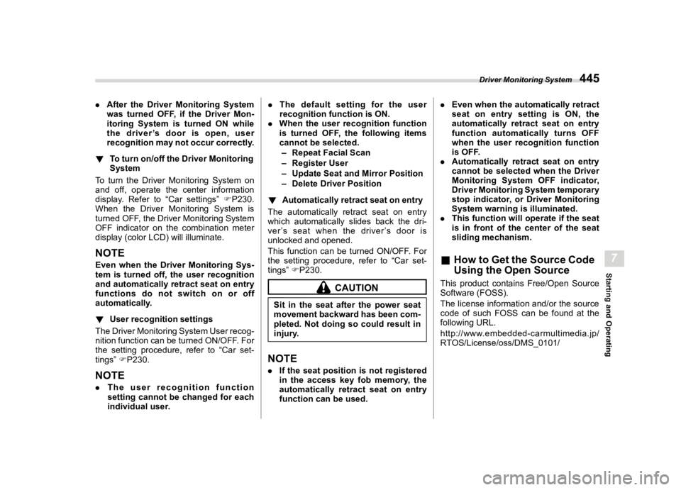 SUBARU OUTBACK 2024  Owners Manual �������
