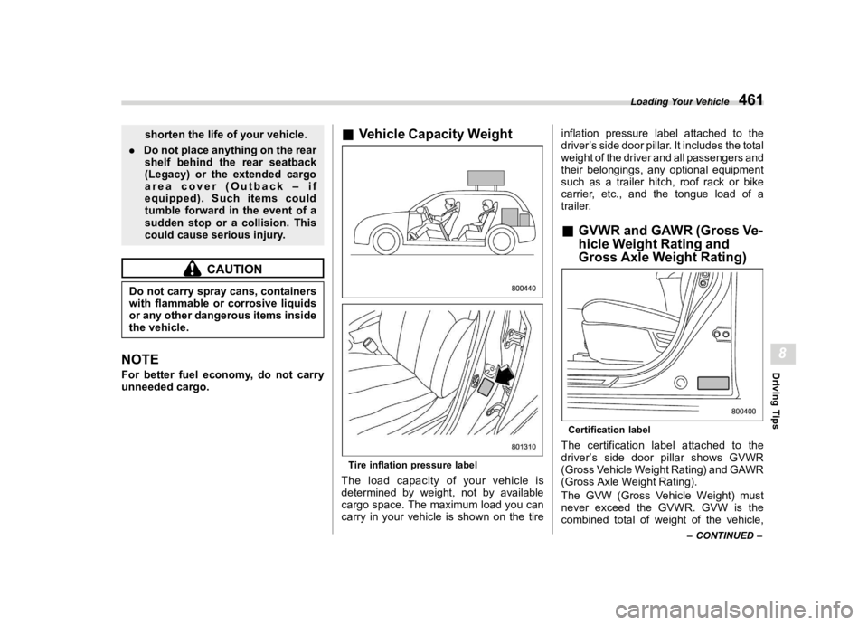SUBARU OUTBACK 2024  Owners Manual �������
