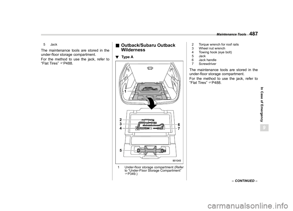 SUBARU OUTBACK 2024  Owners Manual �������
