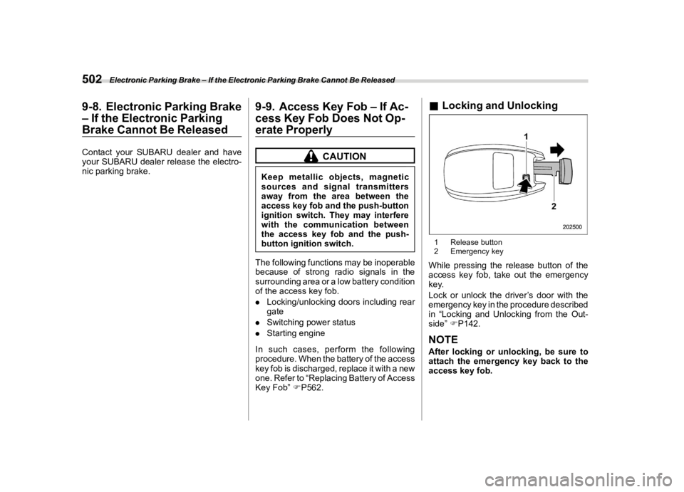 SUBARU OUTBACK 2024  Owners Manual �������

