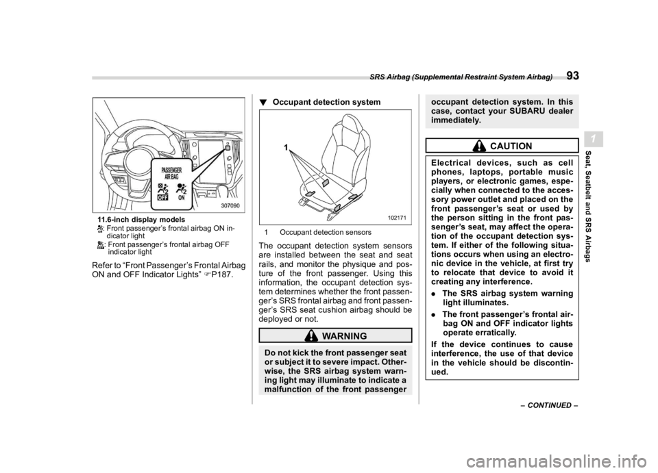 SUBARU OUTBACK 2024  Owners Manual ������
