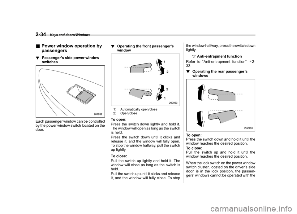 SUBARU WRX 2021  Owners Manual �������
