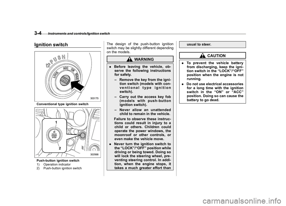 SUBARU WRX 2021  Owners Manual �������
