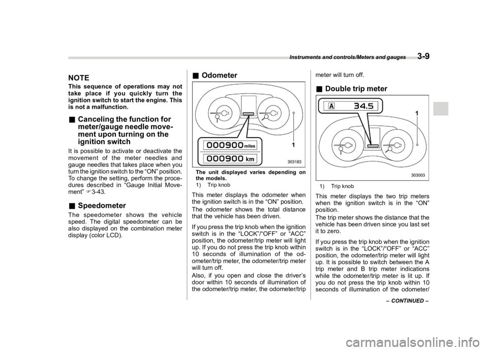 SUBARU WRX 2021  Owners Manual �������
