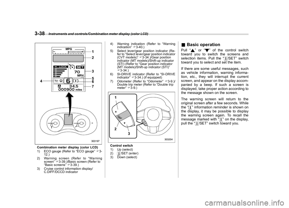 SUBARU WRX 2021  Owners Manual �������
