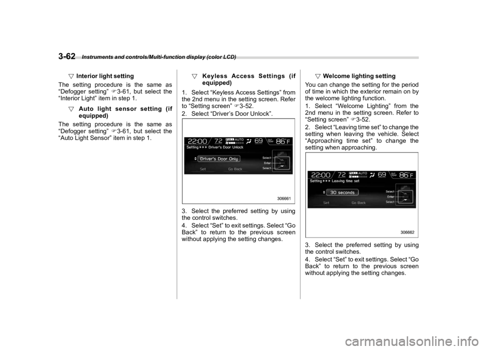 SUBARU WRX 2021  Owners Manual �������

