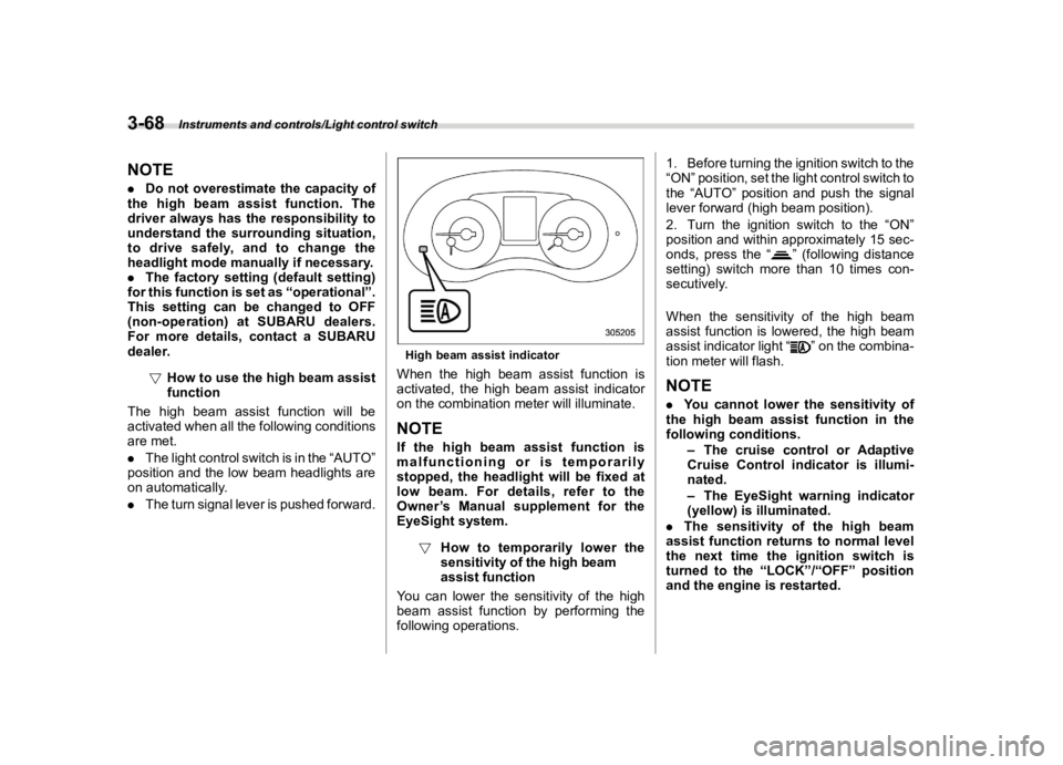 SUBARU WRX 2021  Owners Manual �������
