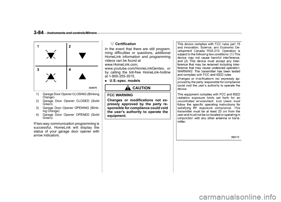 SUBARU WRX 2021  Owners Manual �������
