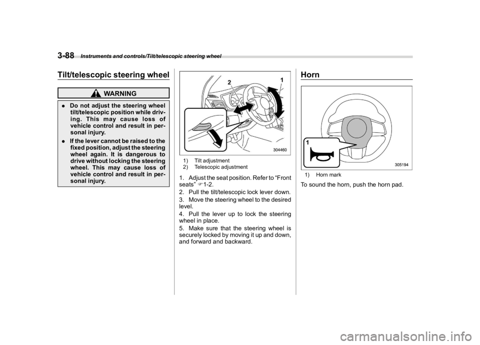 SUBARU WRX 2021  Owners Manual �������
