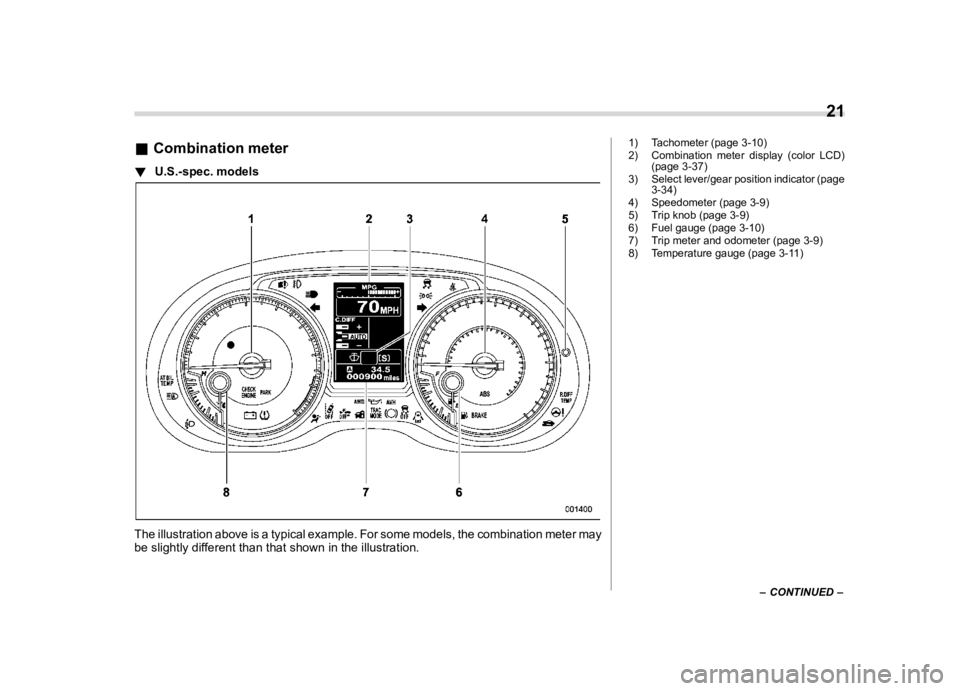 SUBARU WRX 2021 Owners Manual ������
