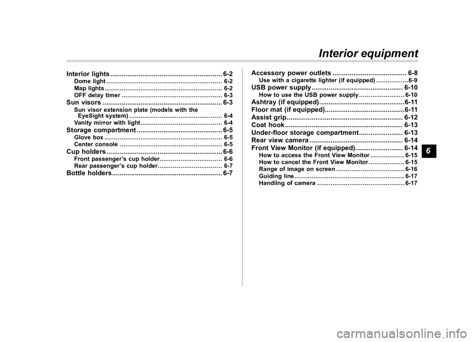 SUBARU WRX 2021  Owners Manual �������
