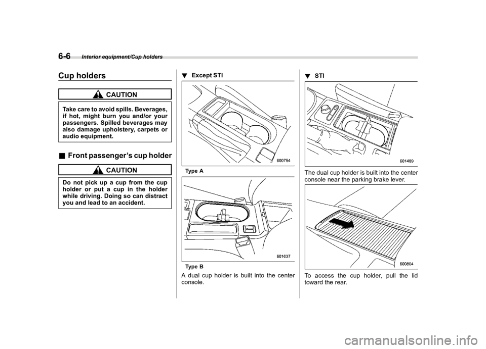 SUBARU WRX 2021  Owners Manual �������
