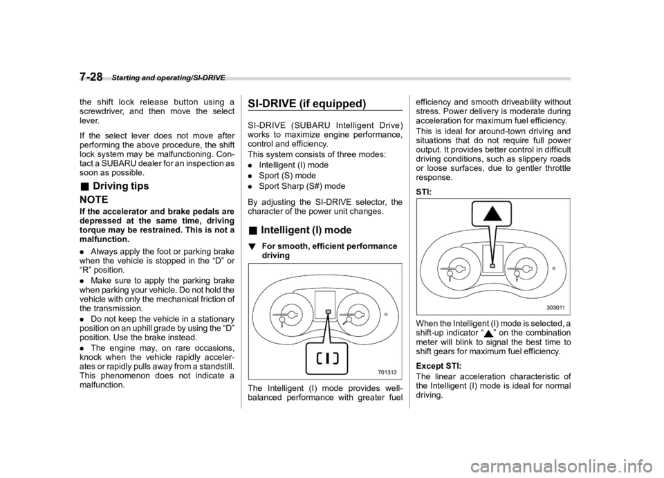 SUBARU WRX 2021  Owners Manual �������
