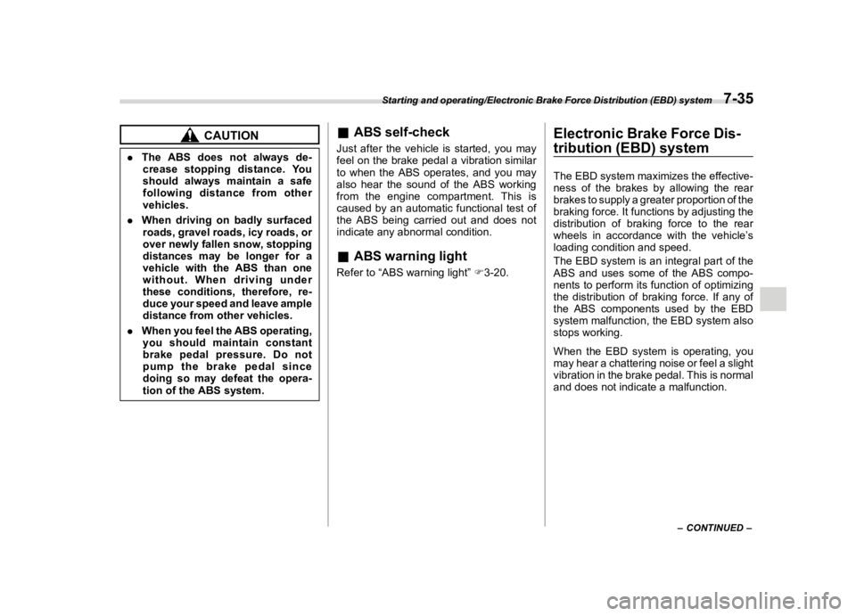 SUBARU WRX 2021  Owners Manual �������
