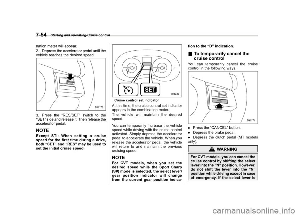 SUBARU WRX 2021  Owners Manual �������
