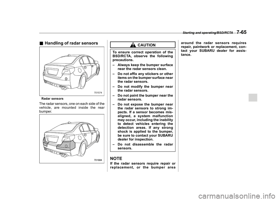 SUBARU WRX 2021  Owners Manual �������
