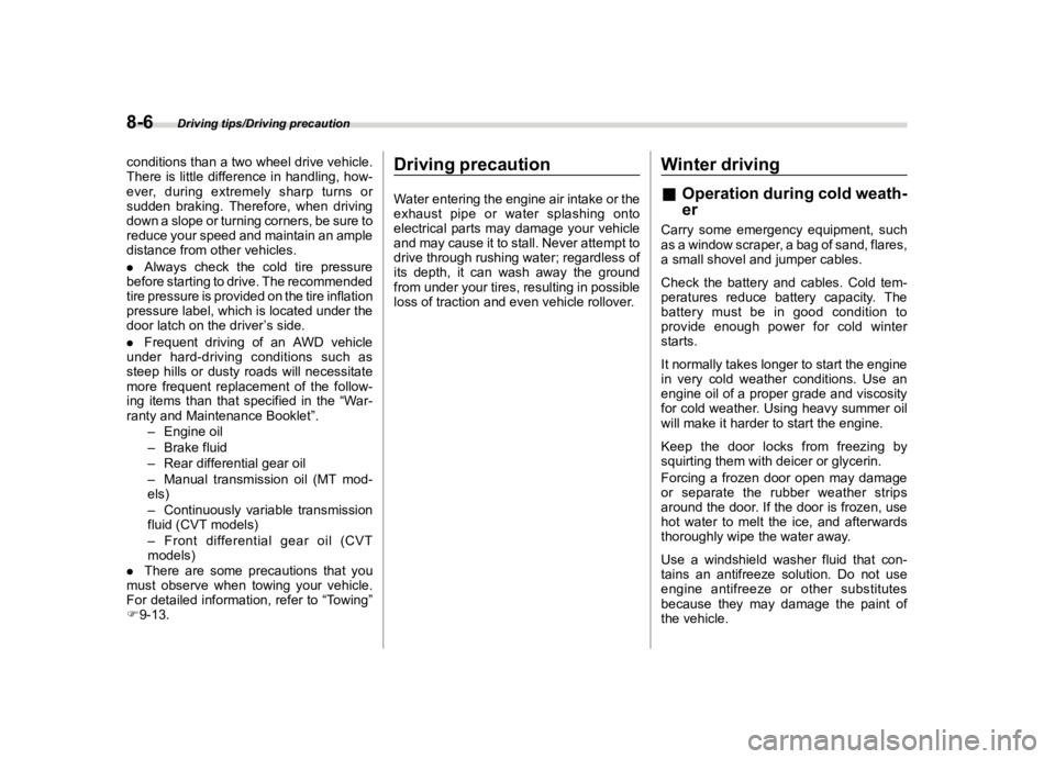 SUBARU WRX 2021  Owners Manual �������
