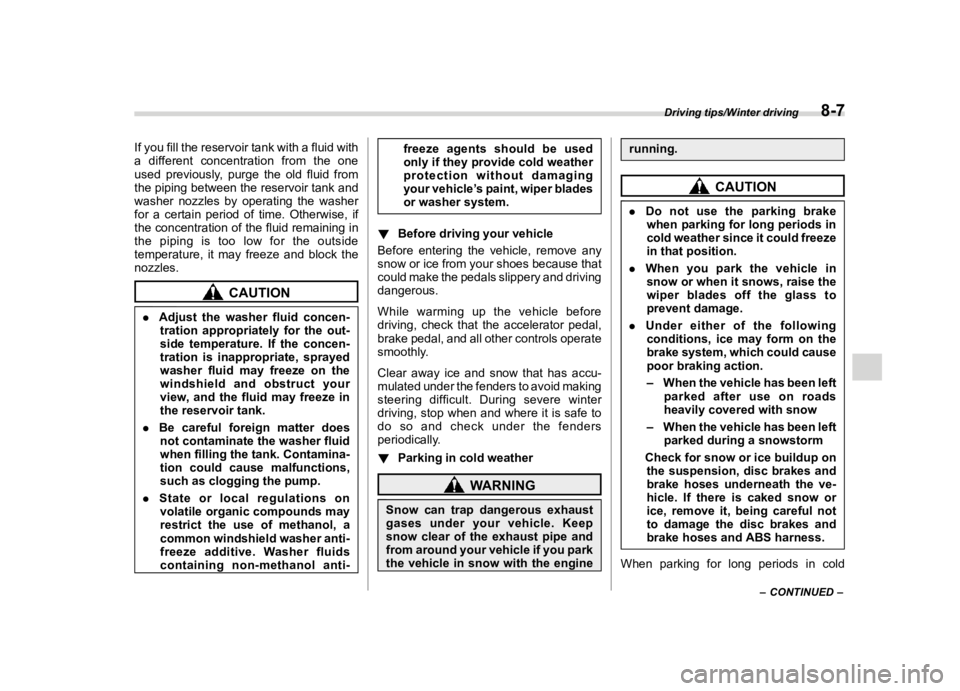 SUBARU WRX 2021  Owners Manual �������
