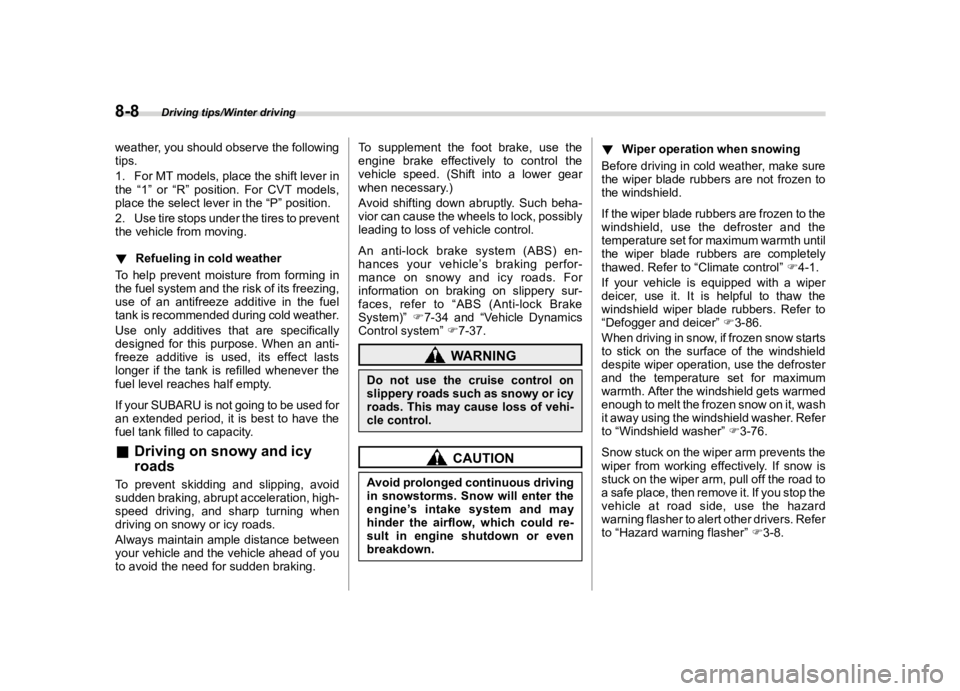 SUBARU WRX 2021  Owners Manual �������
