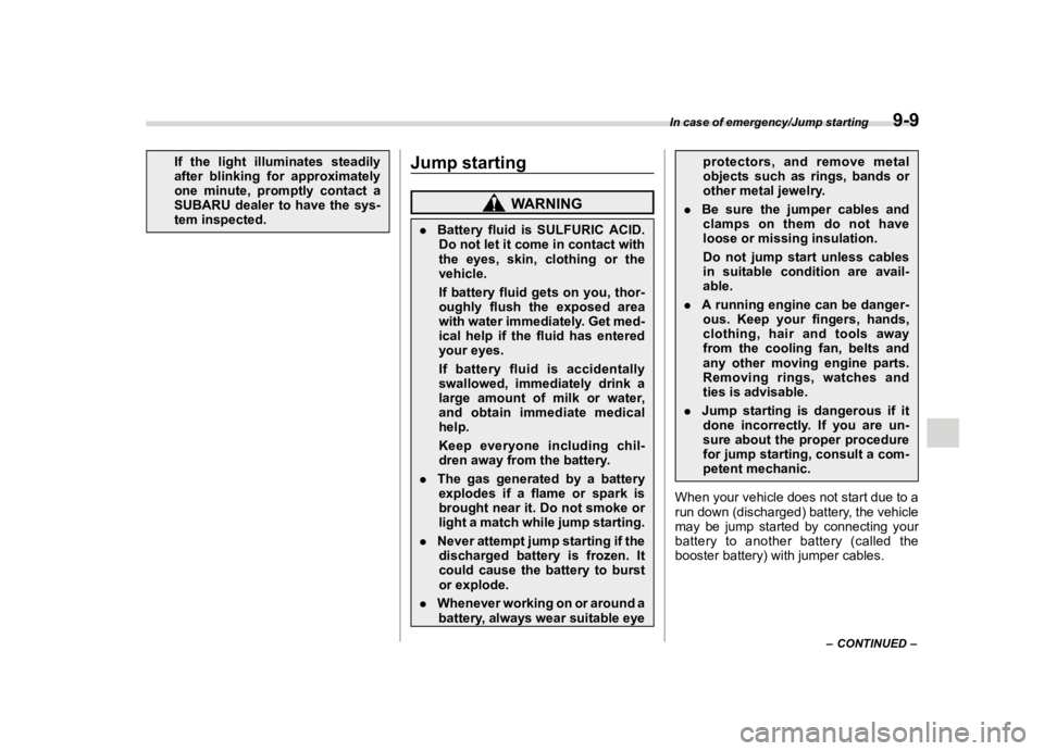 SUBARU WRX 2021  Owners Manual �������
