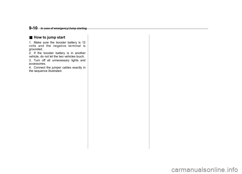 SUBARU WRX 2021  Owners Manual �������
